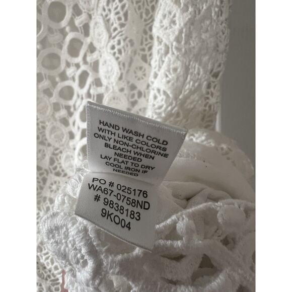 Women Lace Sleeveless Pullover Tops Vest Ladies Summer Tank Tee Blouse T shirt - Picture 5 of 5